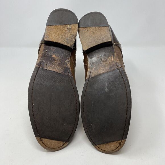 Frye Boots Womens Size 8.5 Brown Leather Harness Ankle Riding Western - Picture 10 of 12